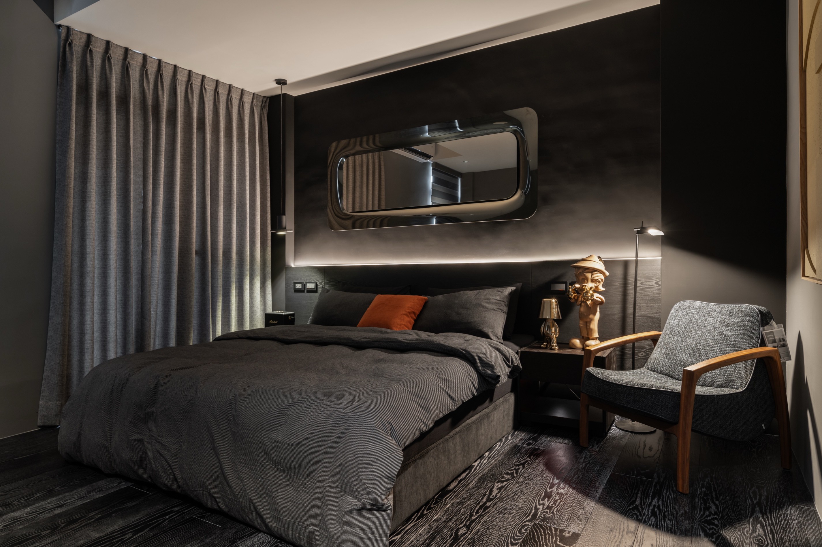 Paul's dog in his living room