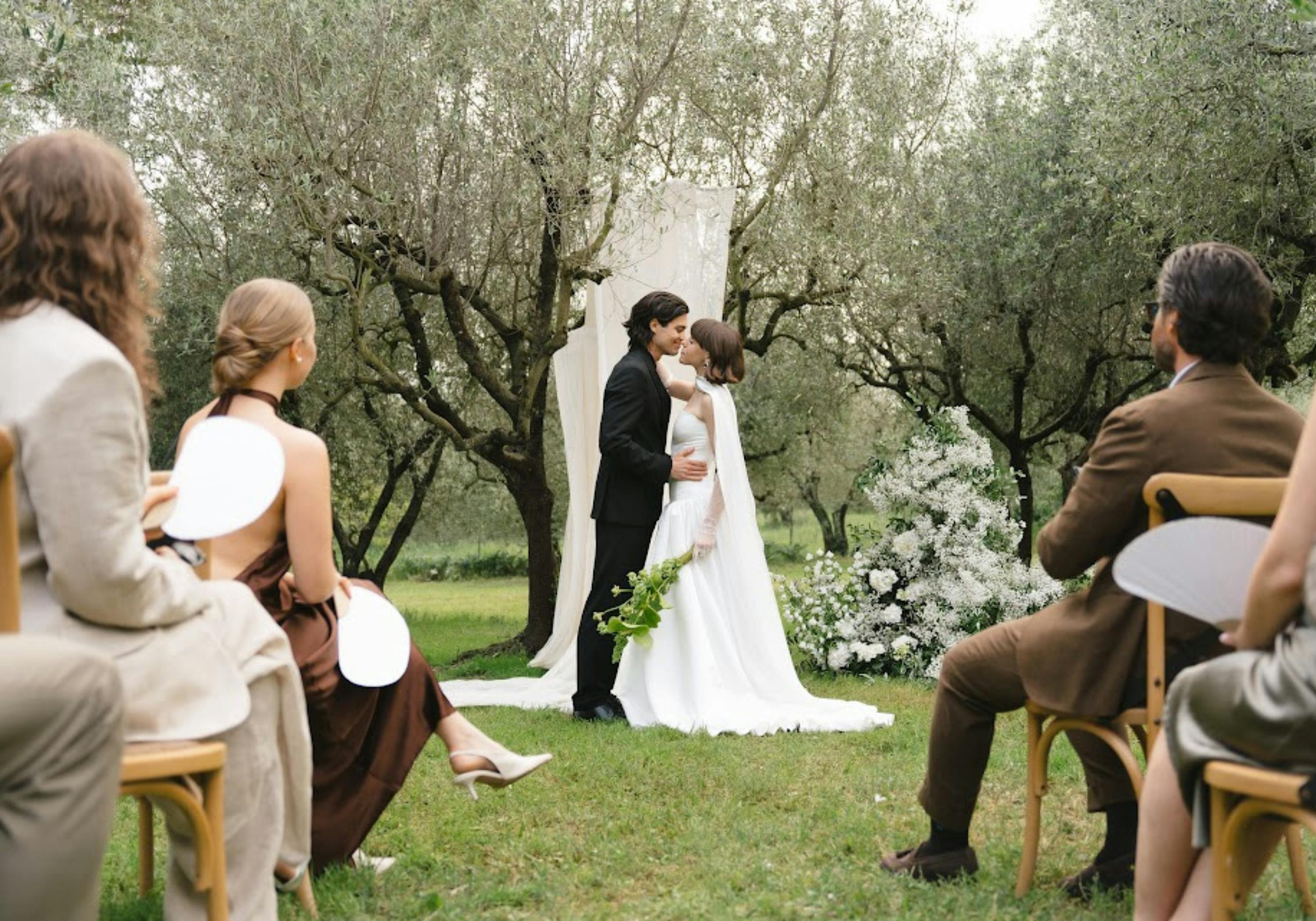Couple getting married 