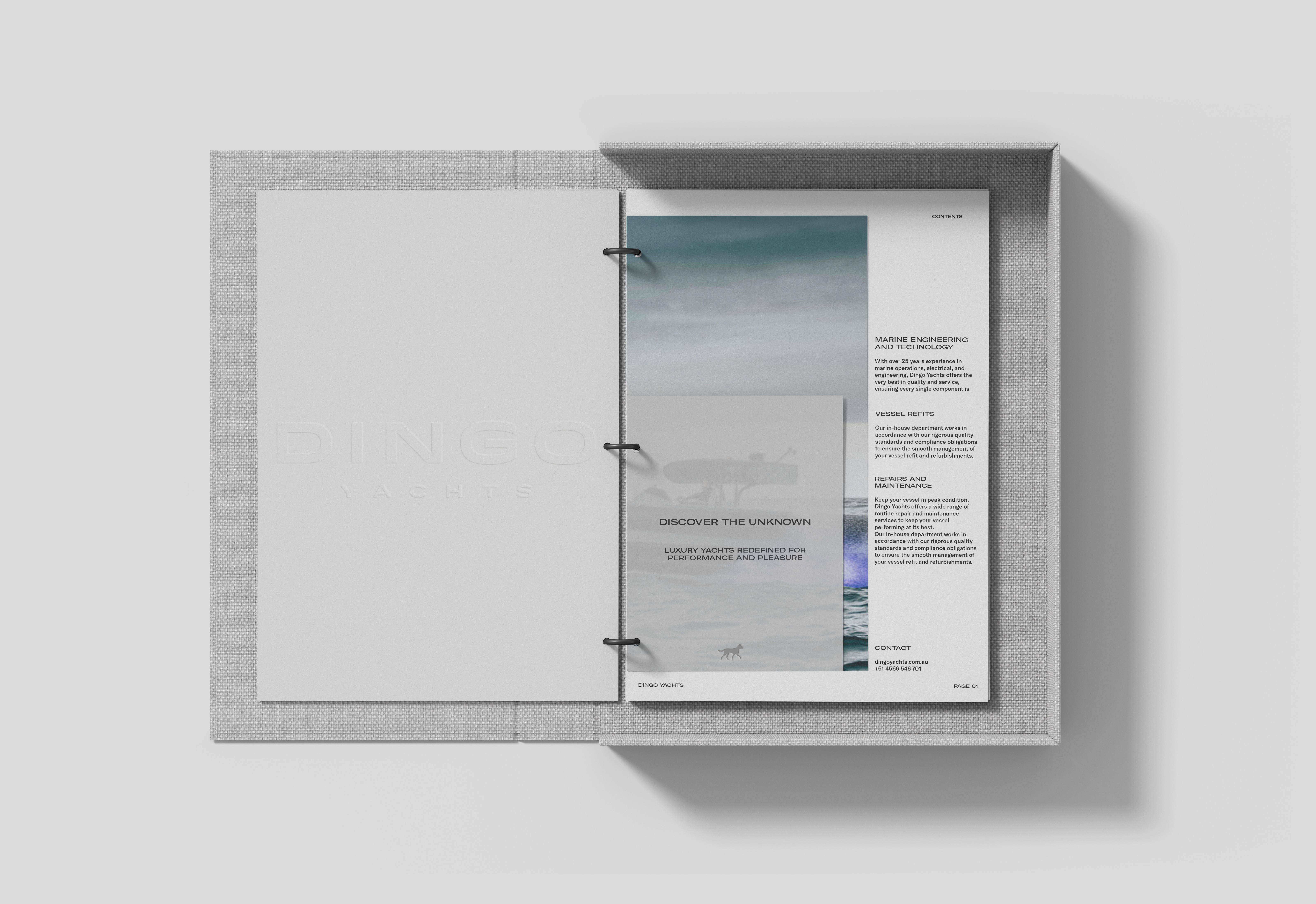 Dingo Yachts Yacht Branding