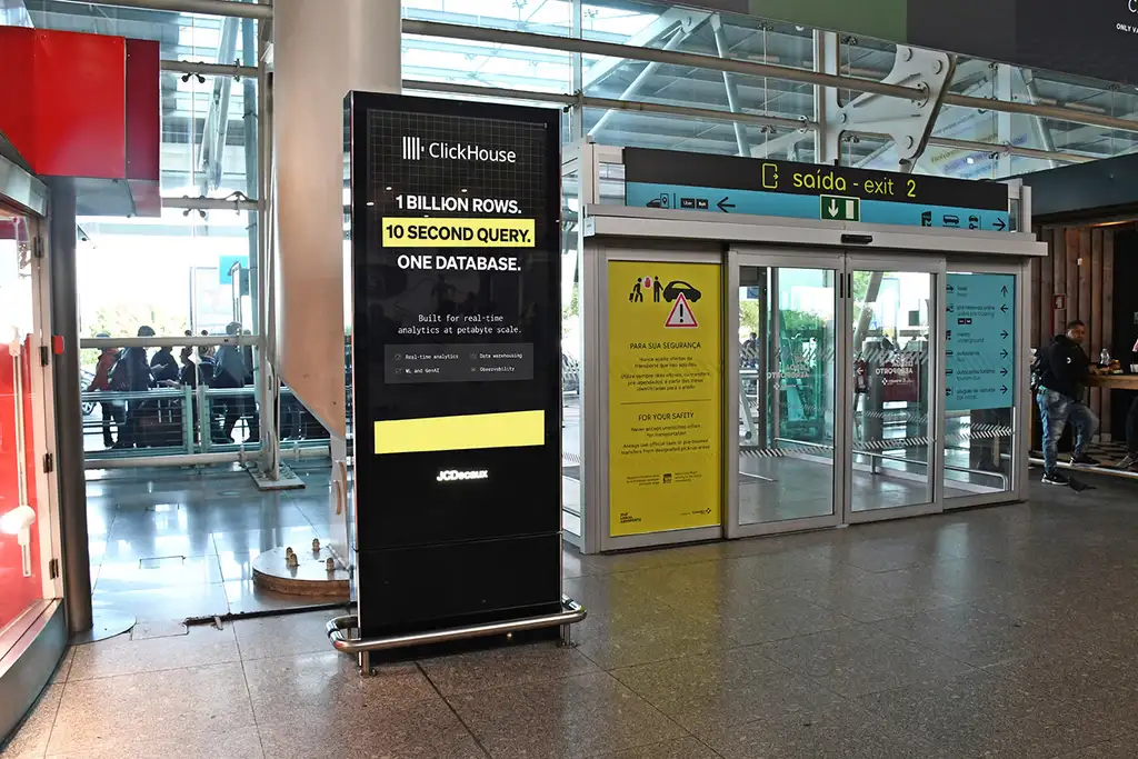 ClickHouse OOH Campaign Signage
