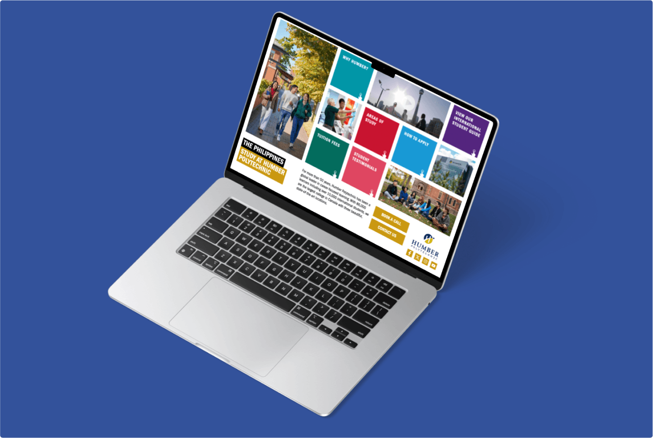 Humber College brochure page 2
