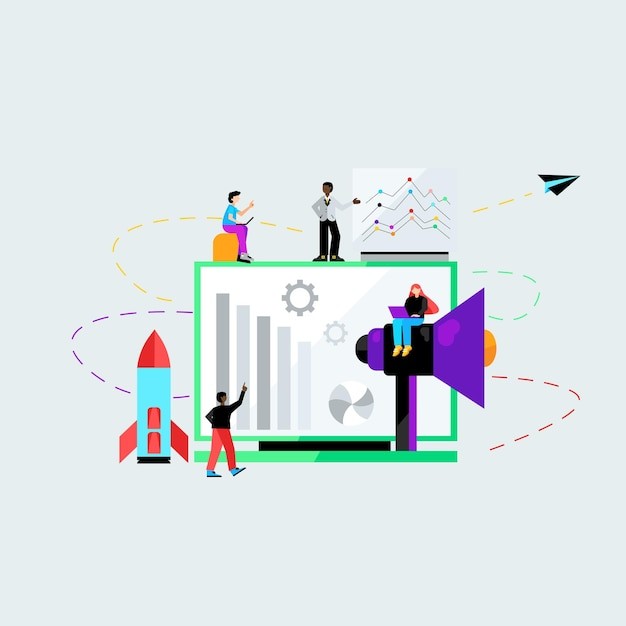 Vector Illustrations for Online Business Success