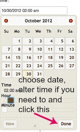 schedule pins