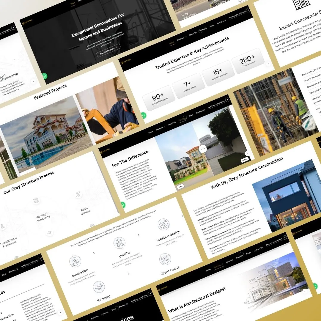 Land designer layout