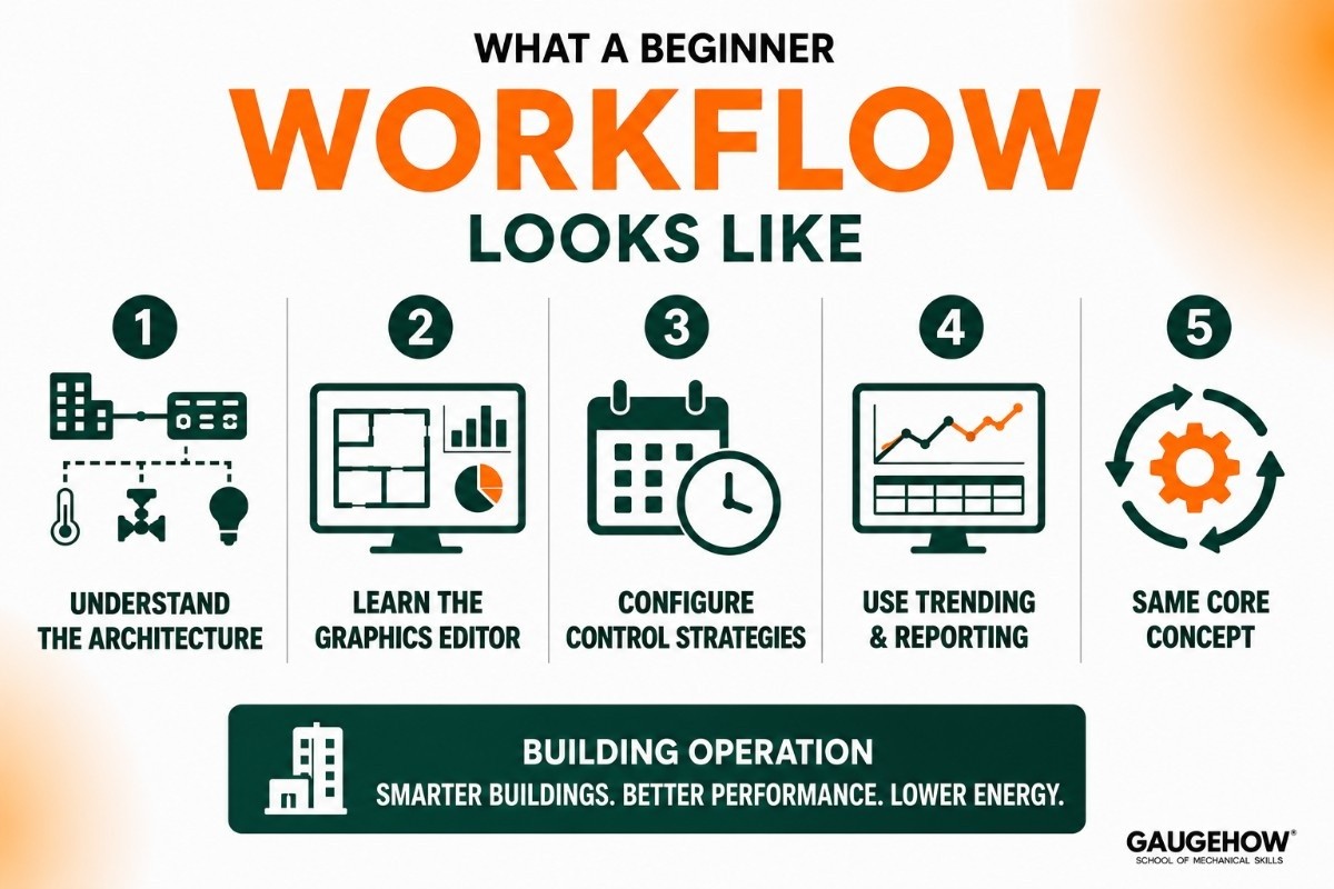 beginner workflow of ecostruxure