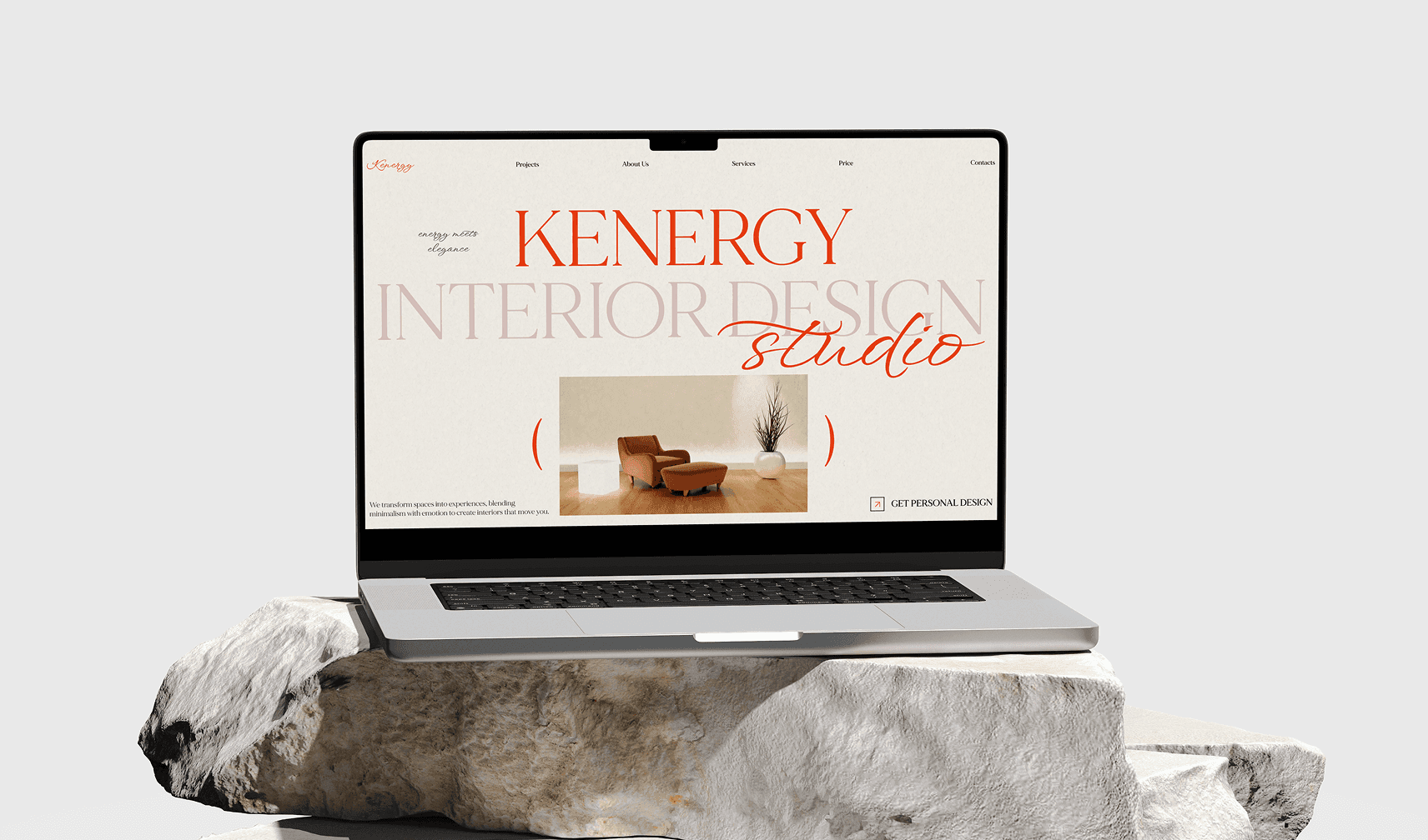 dariapav_design Elegant hero image of an interior design studio landing page featuring a refined, minimalist living space with subtle textures and soft lighting—evoking sophistication, creative expertise, and welcoming atmosphere.