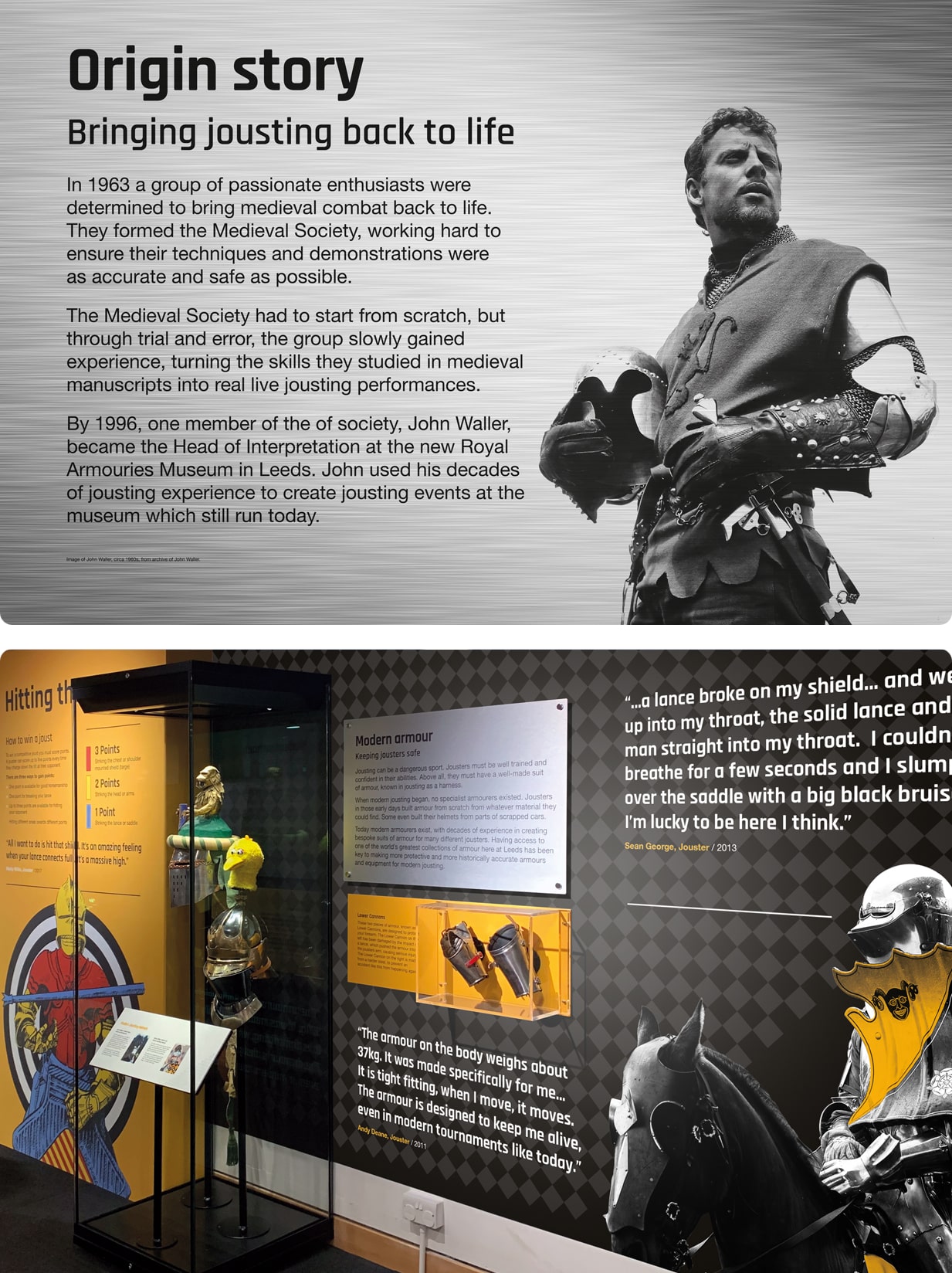 Museum Wall Graphics and Cased Objects
