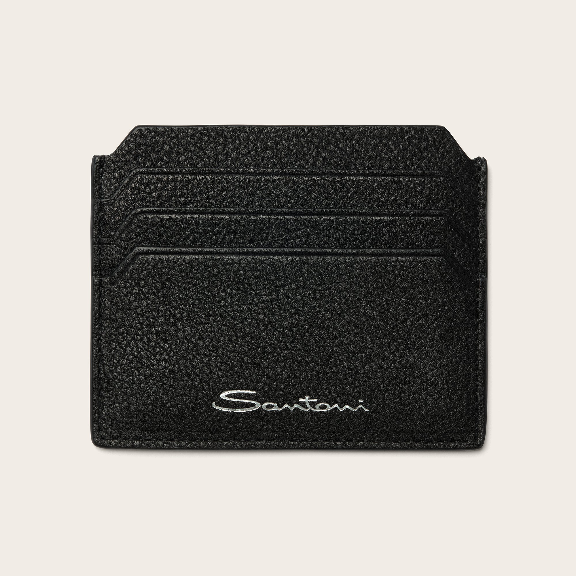 Tumbled Leather Credit Card Holder - Mandelli UK
