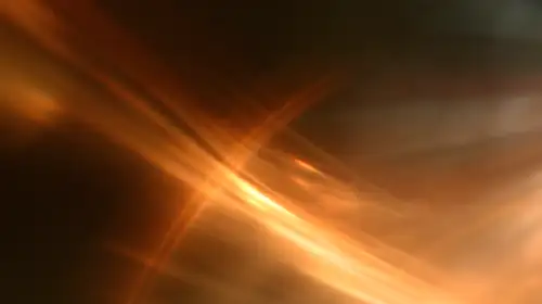 Light Studies 04 — yellow, copper, smoke; abstract, light background