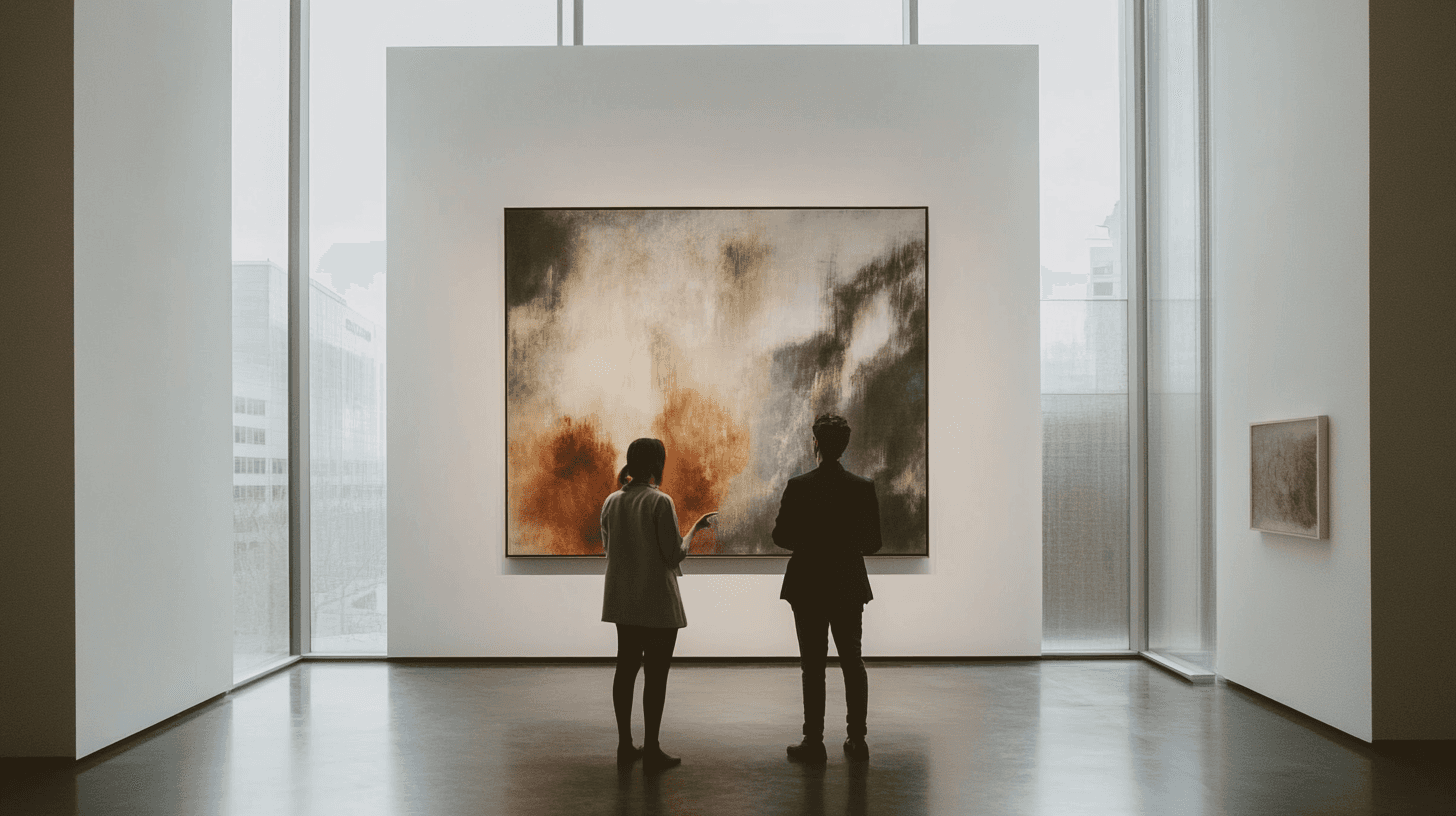 art collectors in art institution 