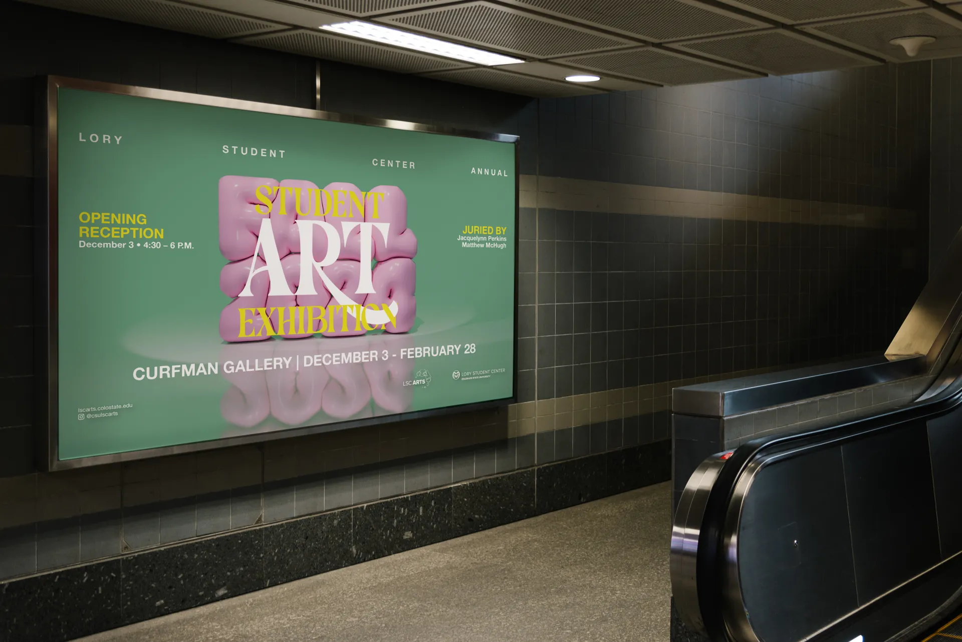 CSU Student Art Exhibition 2025 advertisement