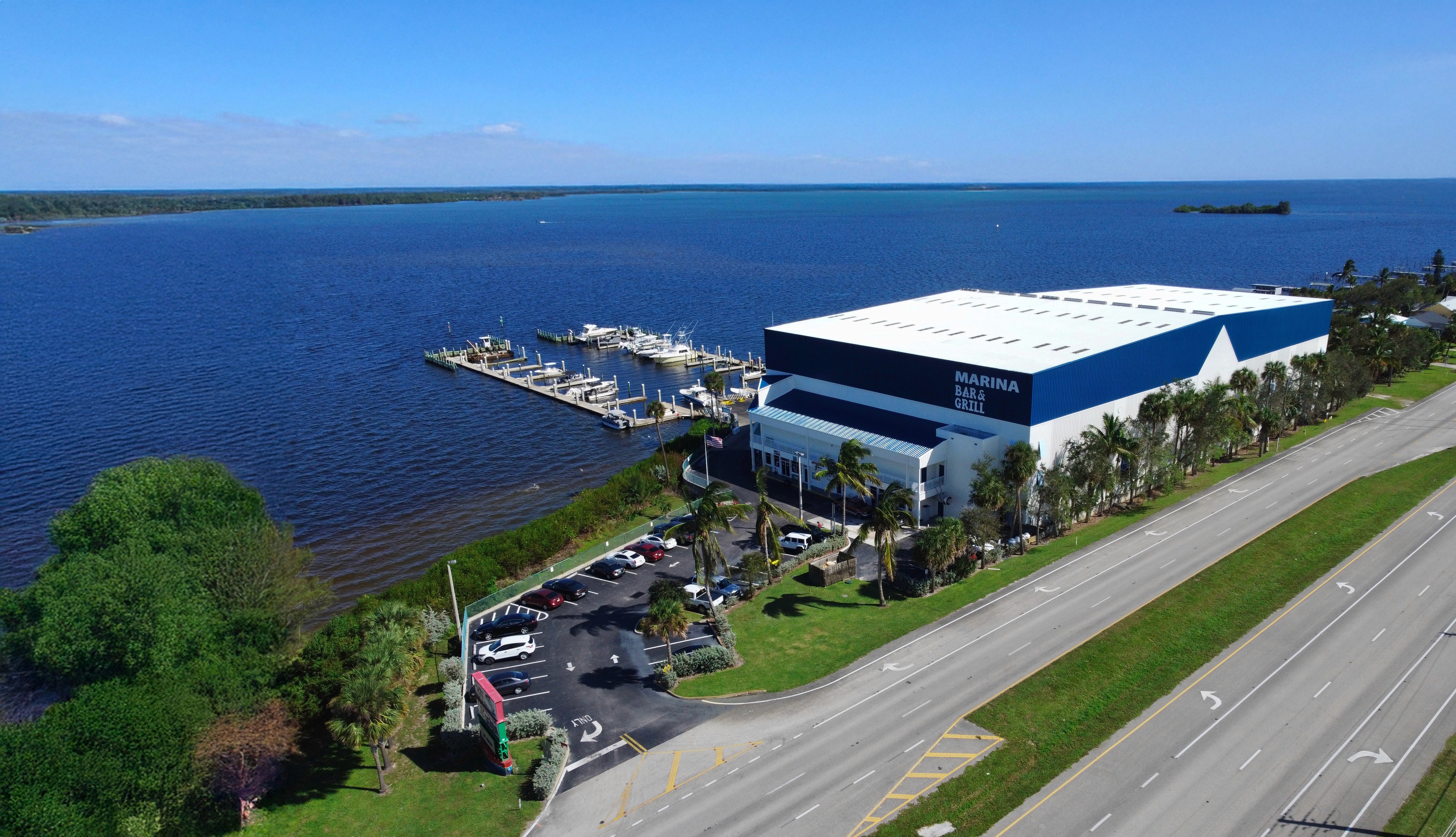 Arial View of Sebastian Inlet Marina Dry Storage