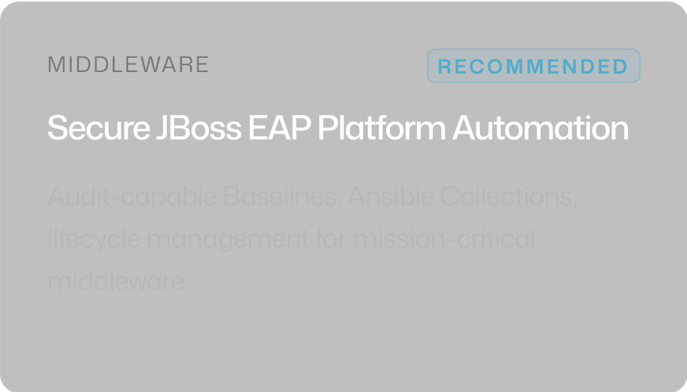 Secure JBoss EAP Platform Automation