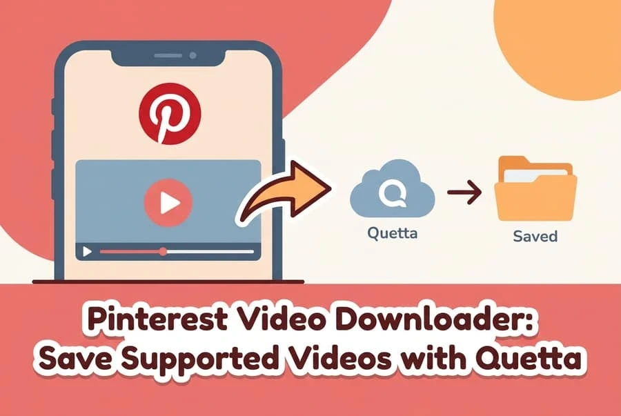 Download pinterest video with quetta browser
