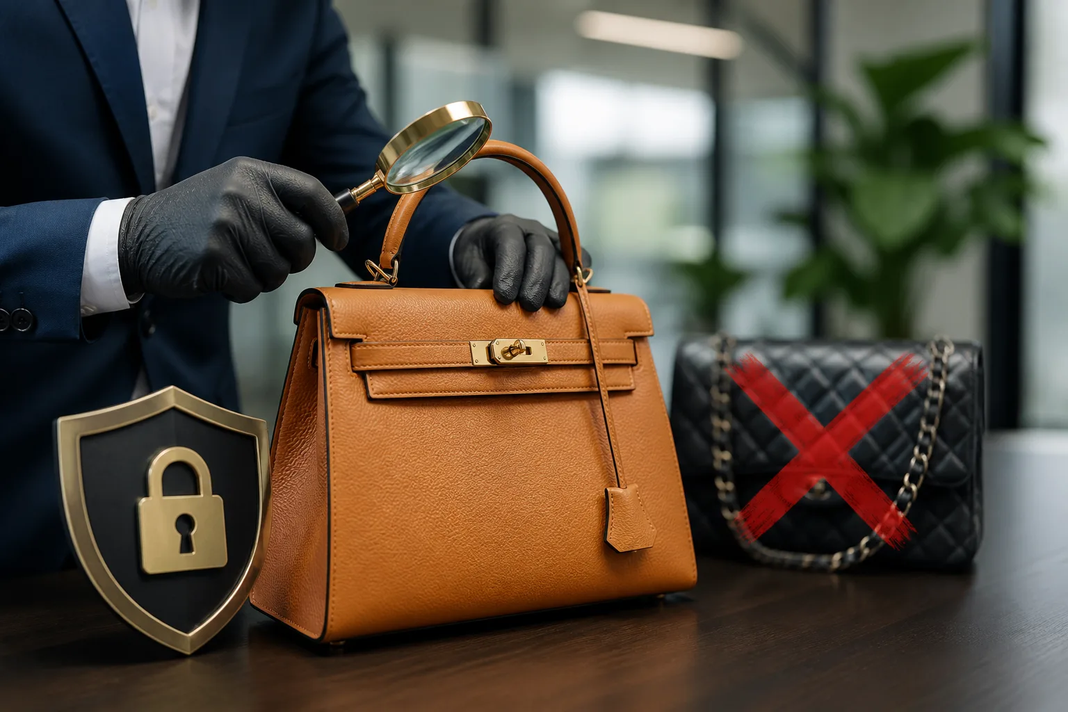 Protecting Your Brand From Counterfeits in the UAE beside a Dubai trade license document and