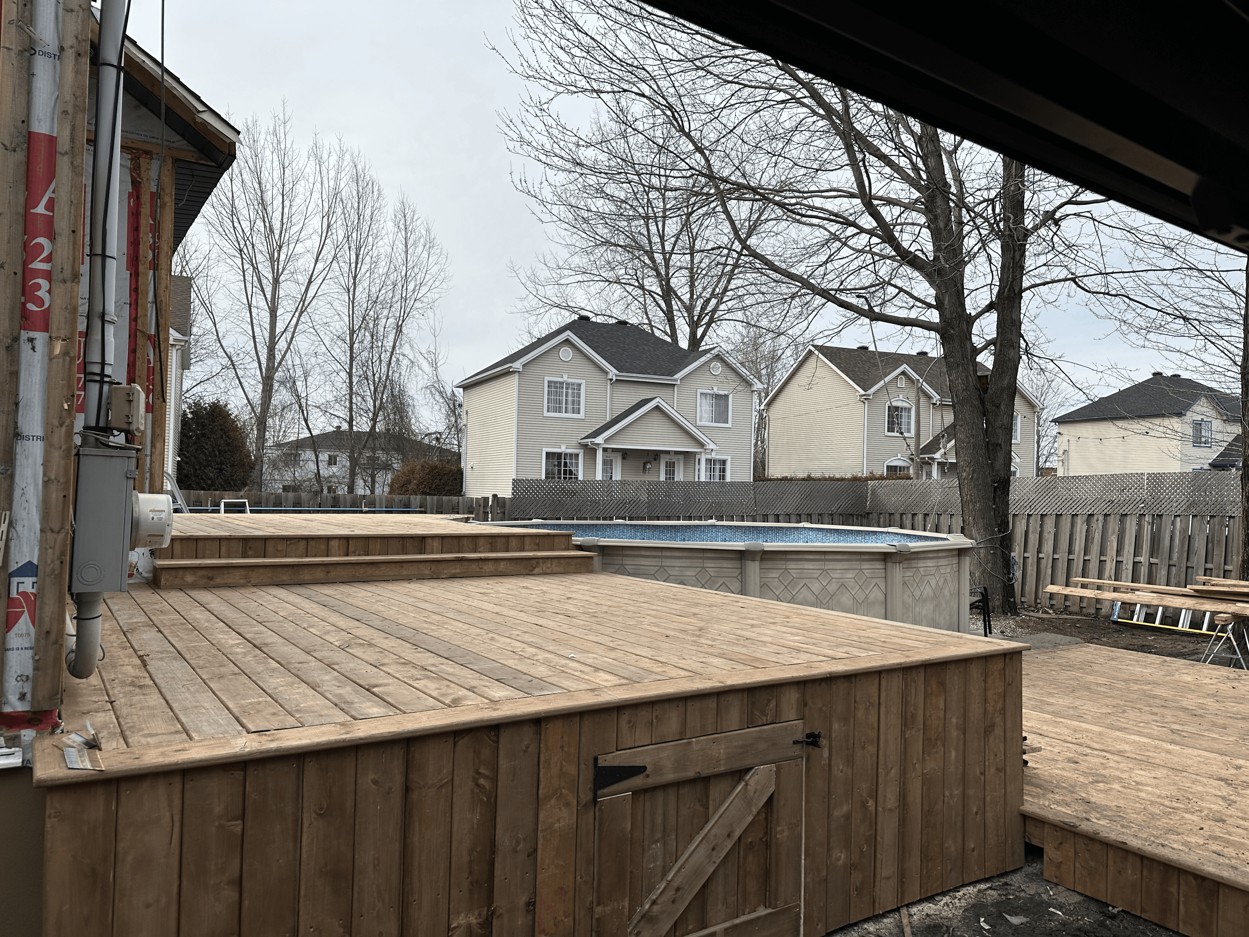 Planting works
