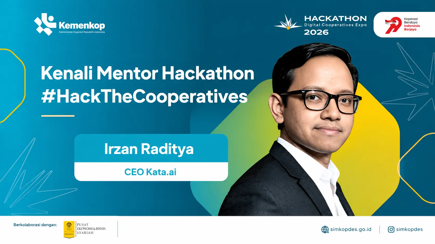 Hackathon Digital Cooperatives Expo 2026 — AI & Digital Transformation mentoring by Irzan Raditya
