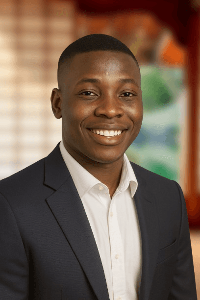 Portrait of portfolio creator – front view
