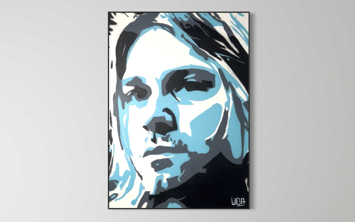 KURT COBAIN - Acryl on Canvas