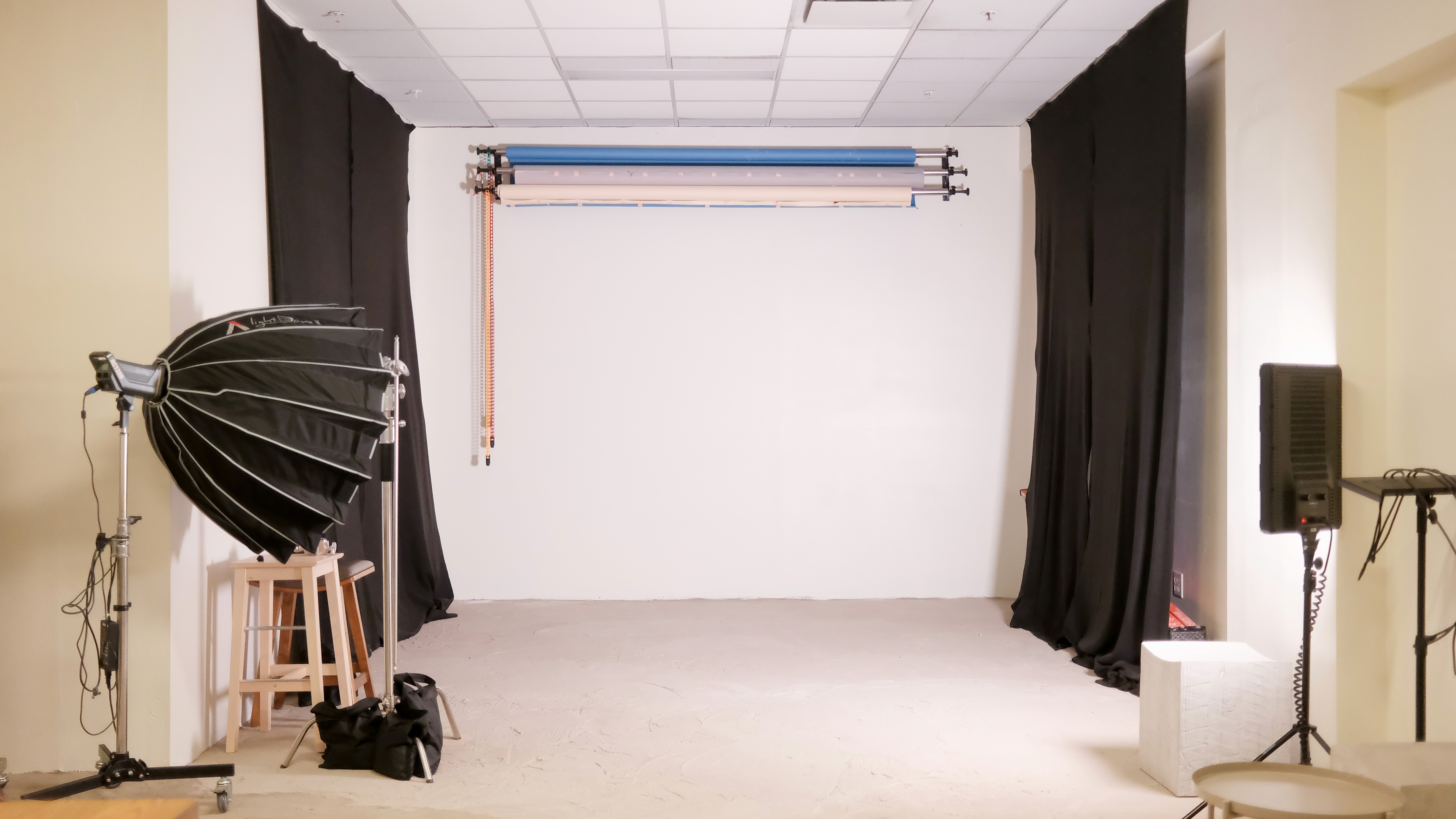 Women On Neon Background