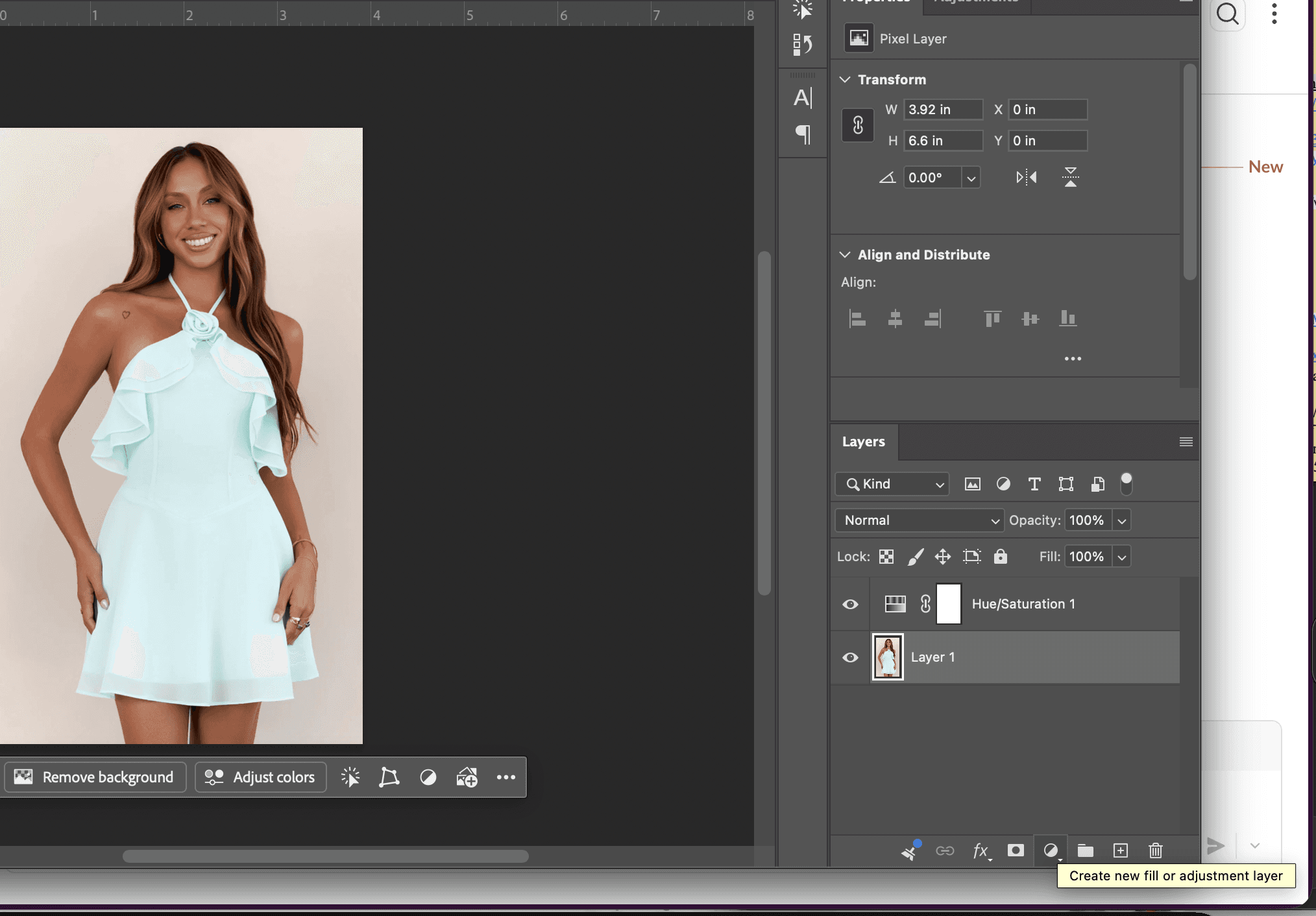hue adjustment recolor photoshop
