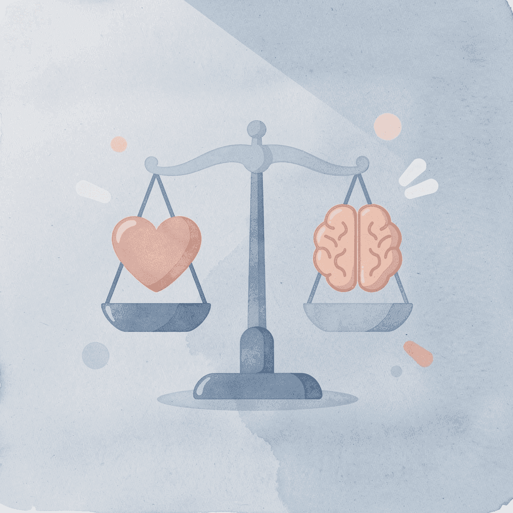 Balance scale comparing data versus insights - Best Tool to Chat With Documents