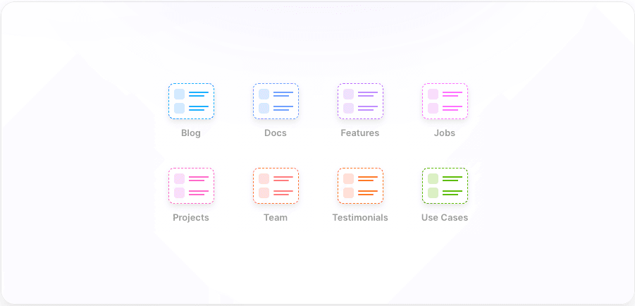 Logos of website pages