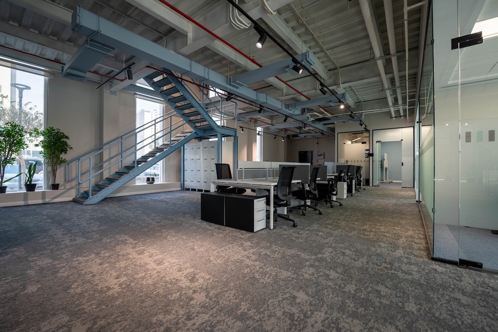 Lobby entrance at DIOM Rubeen 209 headquarters in Riyadh