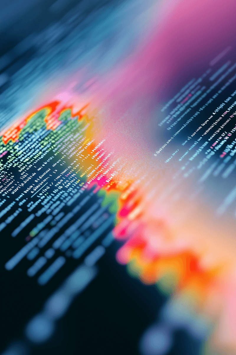 Abstract coding background