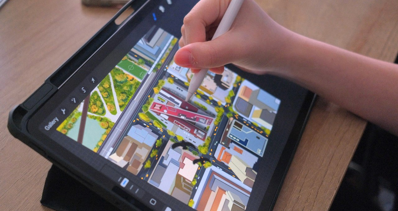 A group of people sitting around a living room