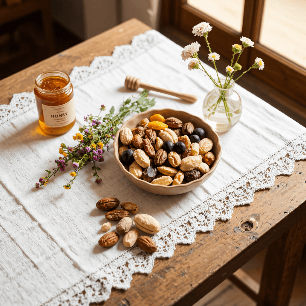 product photography of small jar of honey