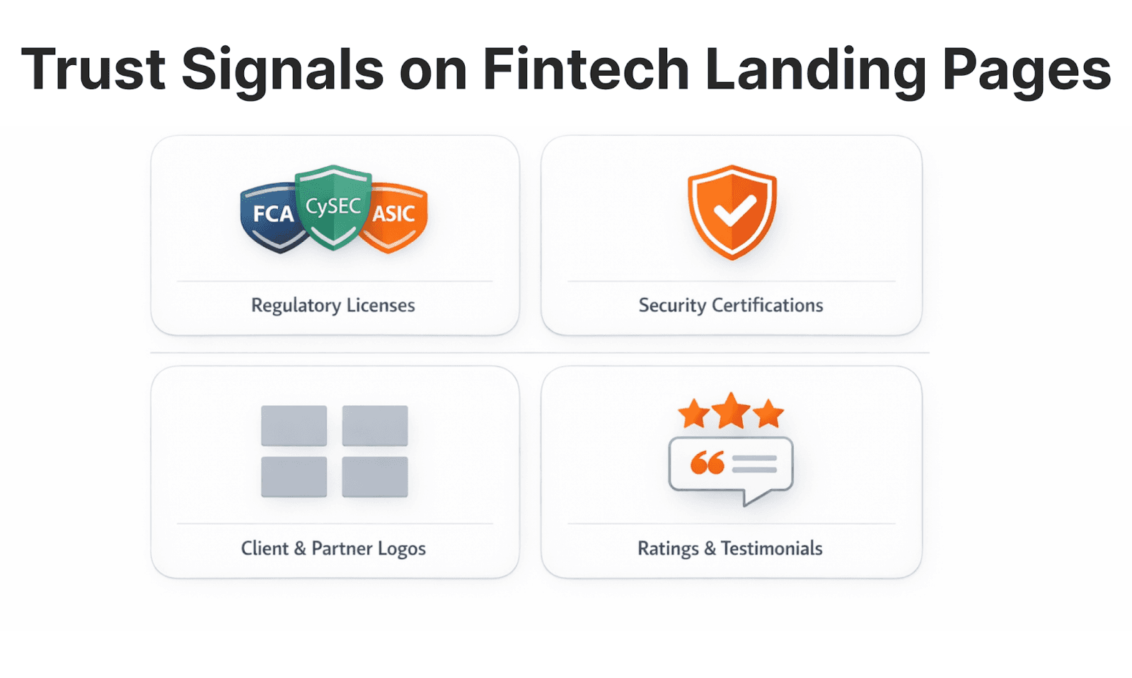 Trust Signals That Improve Fintech Landing Page Conversion