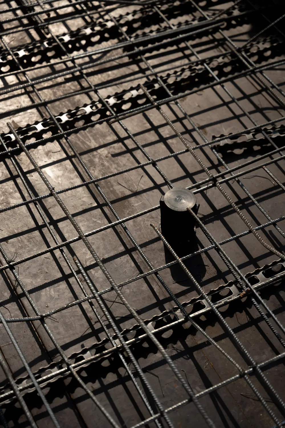 The reinforcement grid, photographed by TERAMOK on a YPERIA site