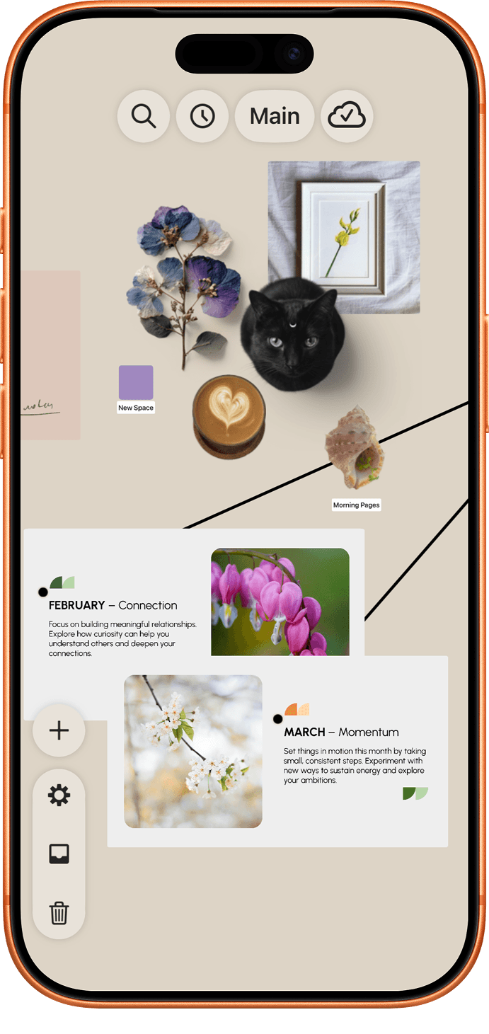 abstract orange butterfly with a light blue background