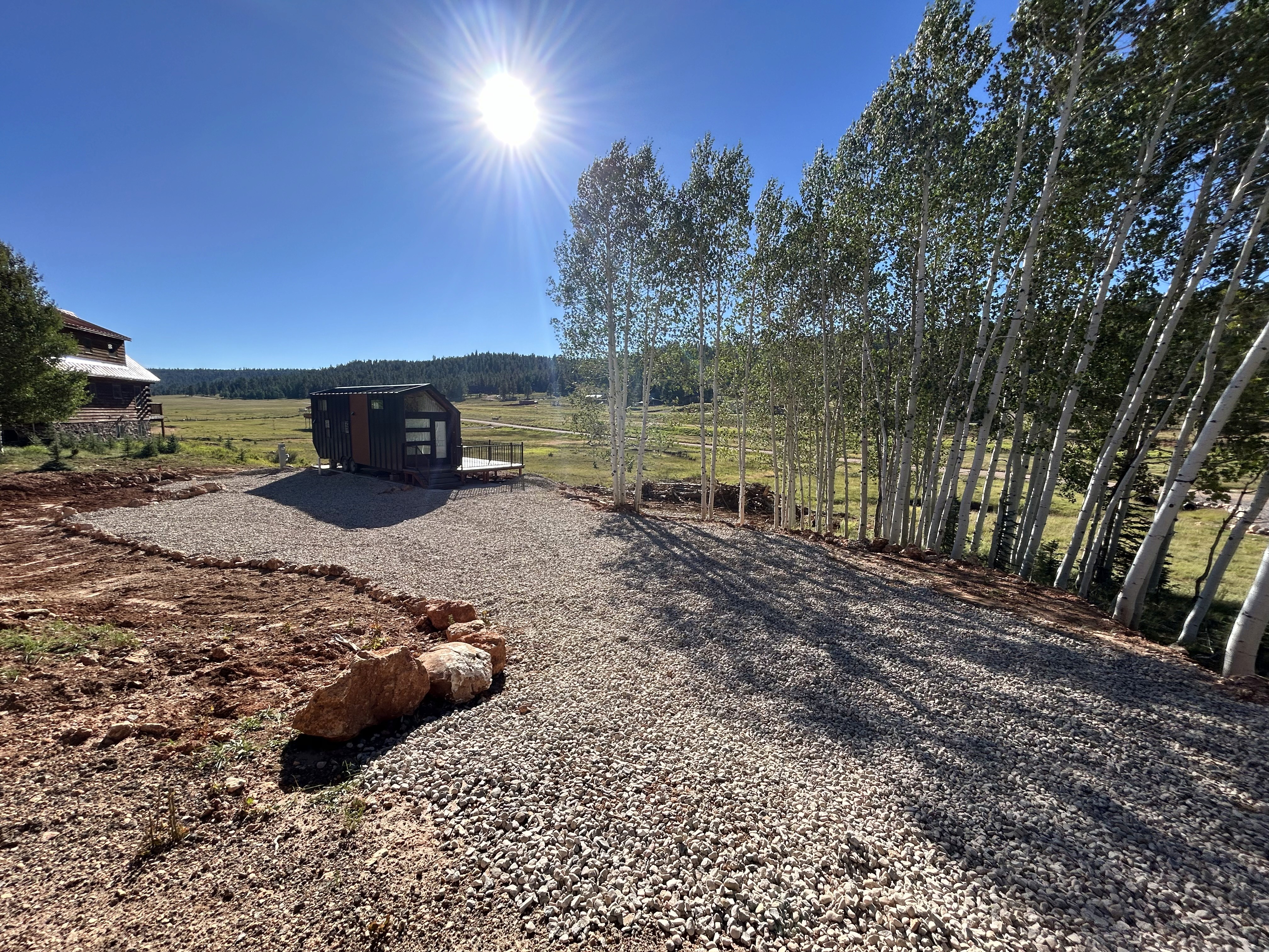 St. George Utah remodel kitchen featuring a window with gridded panes and scenic valley views