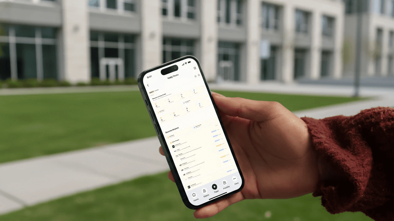 A mockup of Freelio's mobile app