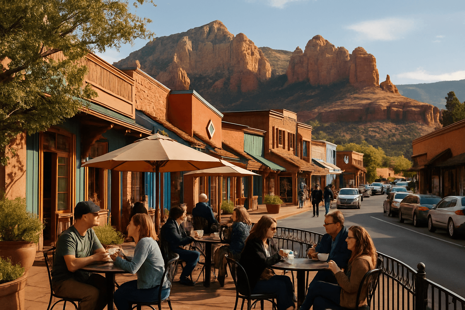 Gorgeous Sedona outdoor display and garden