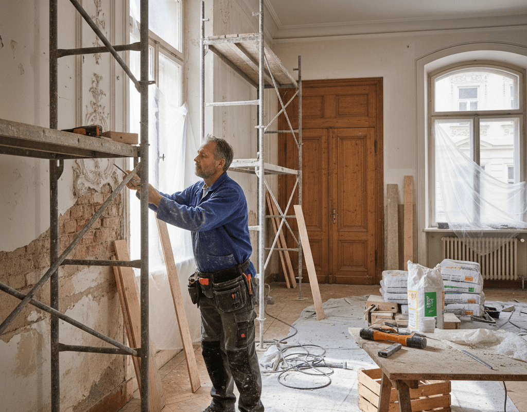 A man sitting at a table with a laptop