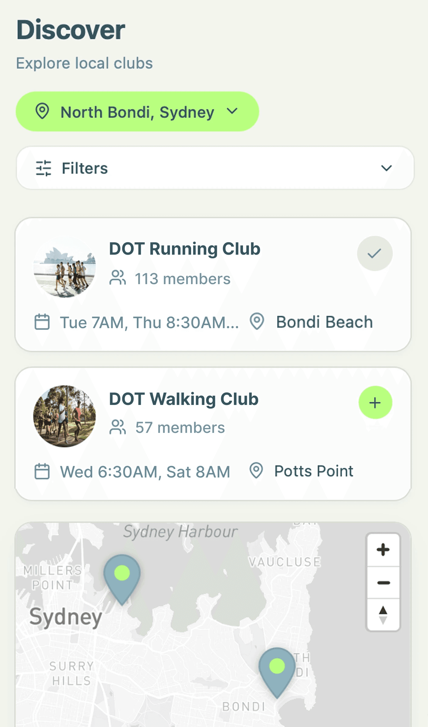 Discover run clubs in your area | DOT