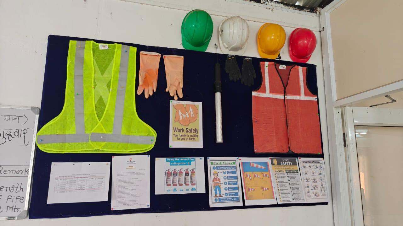 Safety Board at Site