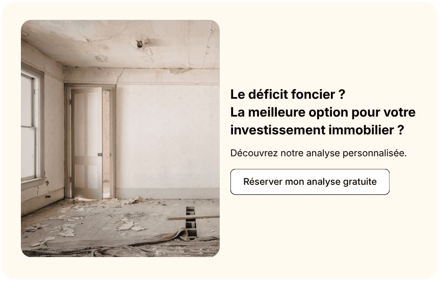 deficit foncier, investissement immobilier
