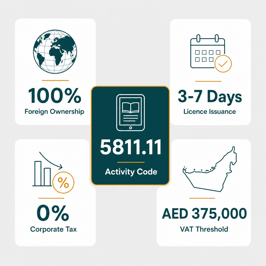Infographic: E-Books Publishing Business License in Dubai