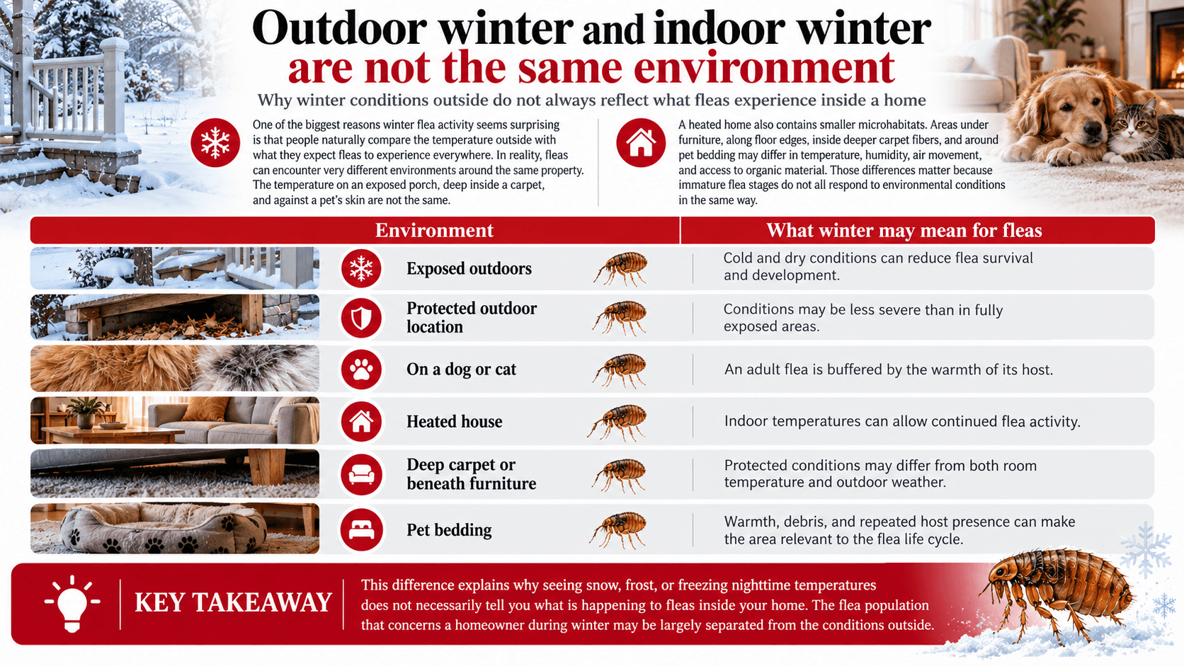 Outdoor winter and indoor winter are not the same environment