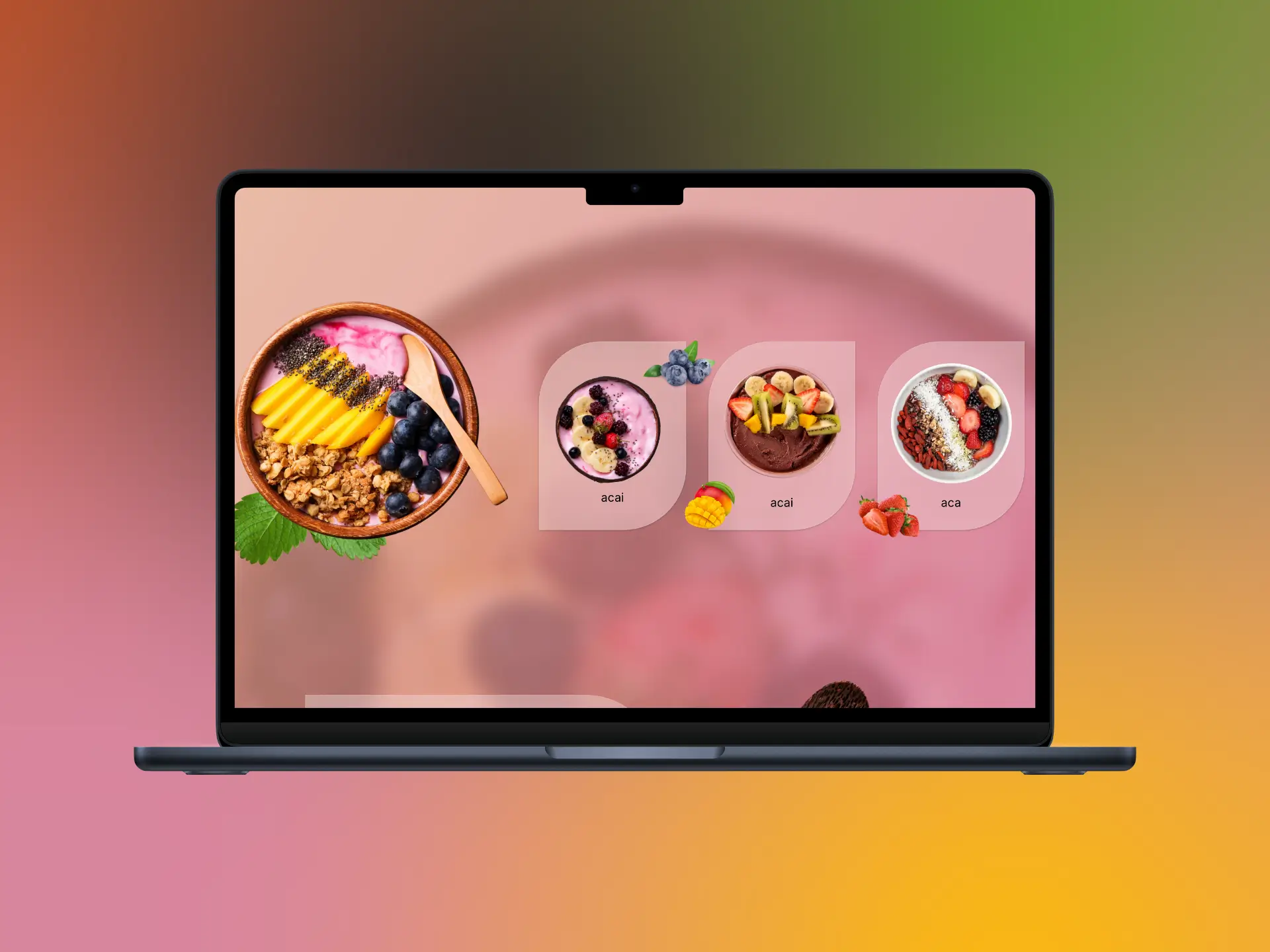 تصميم قائمة طعام إلكترونية لمطعم فاخر، يعرض أطباقًا شهية وصورًا جذابة.