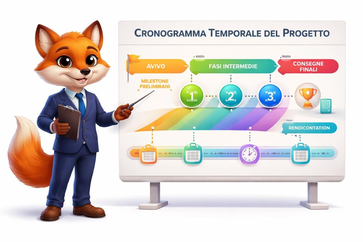 Timeline progetto bando