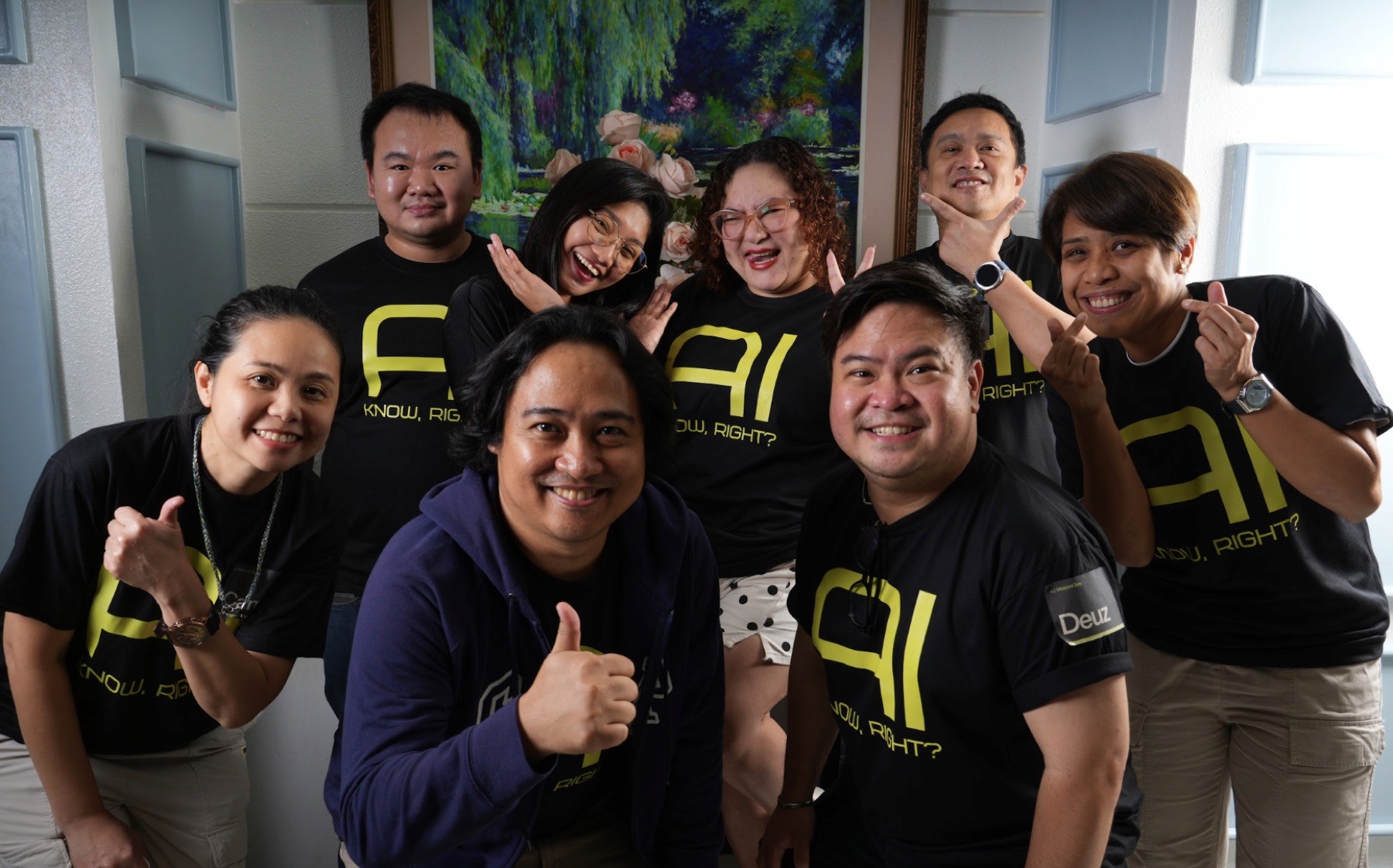 AI MasterClass Batch 1 participants together after the workshop