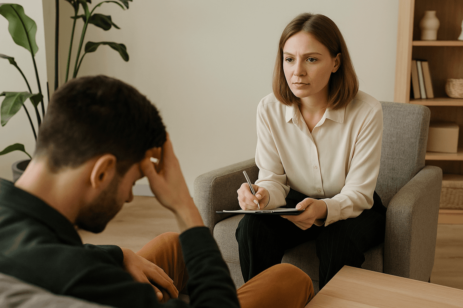 Photo for figurative purposes of a smiling woman as her daughter hugs her back.