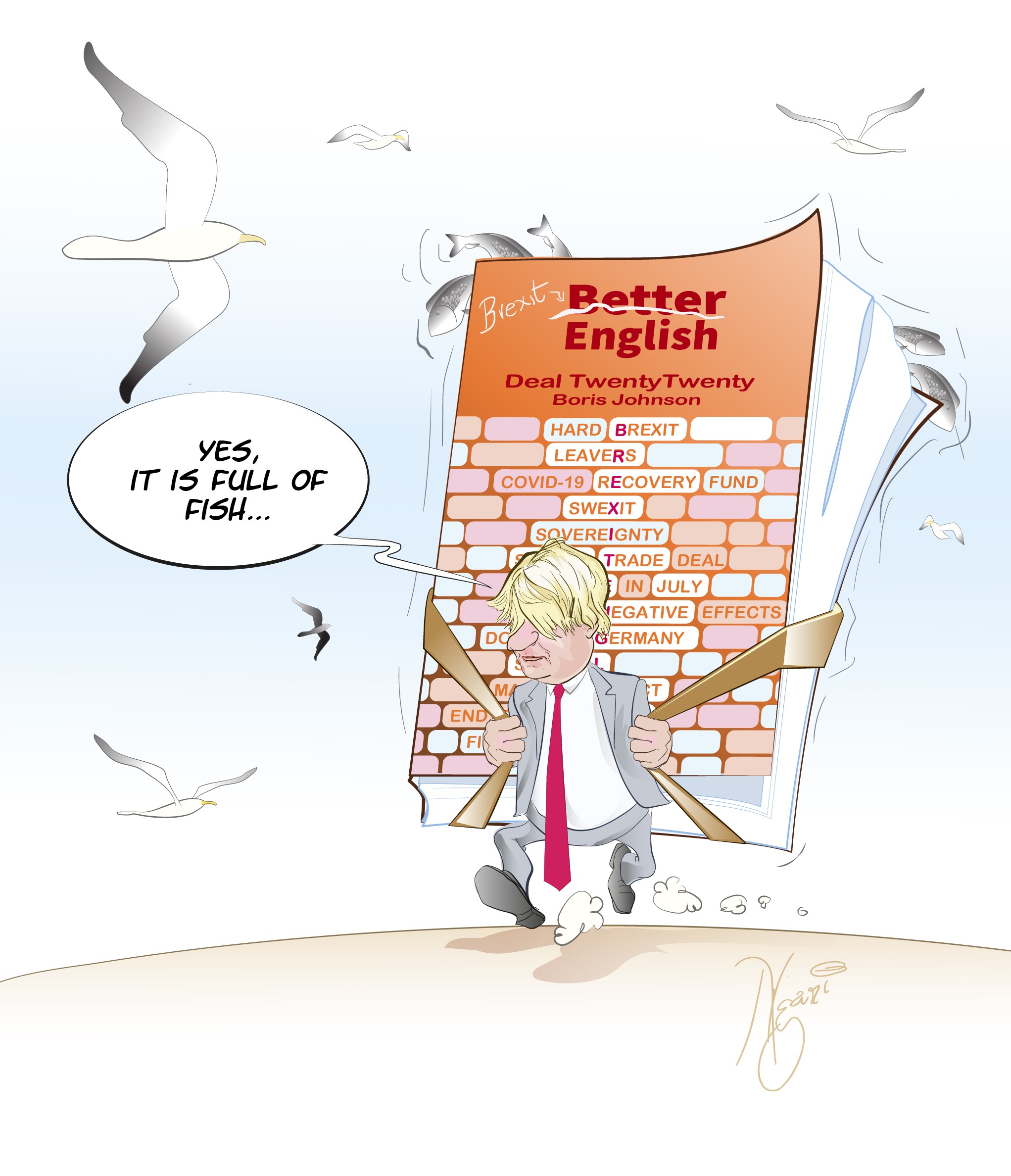Boris cartoon