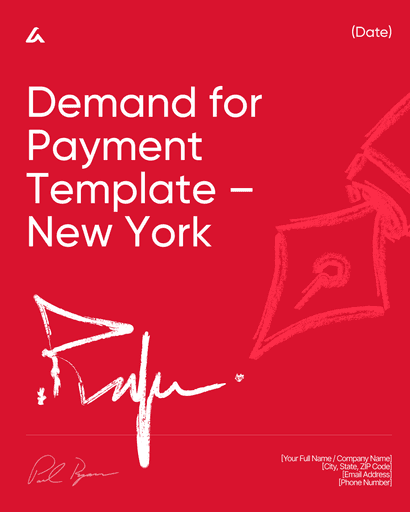 Demand for Payment Template – New York