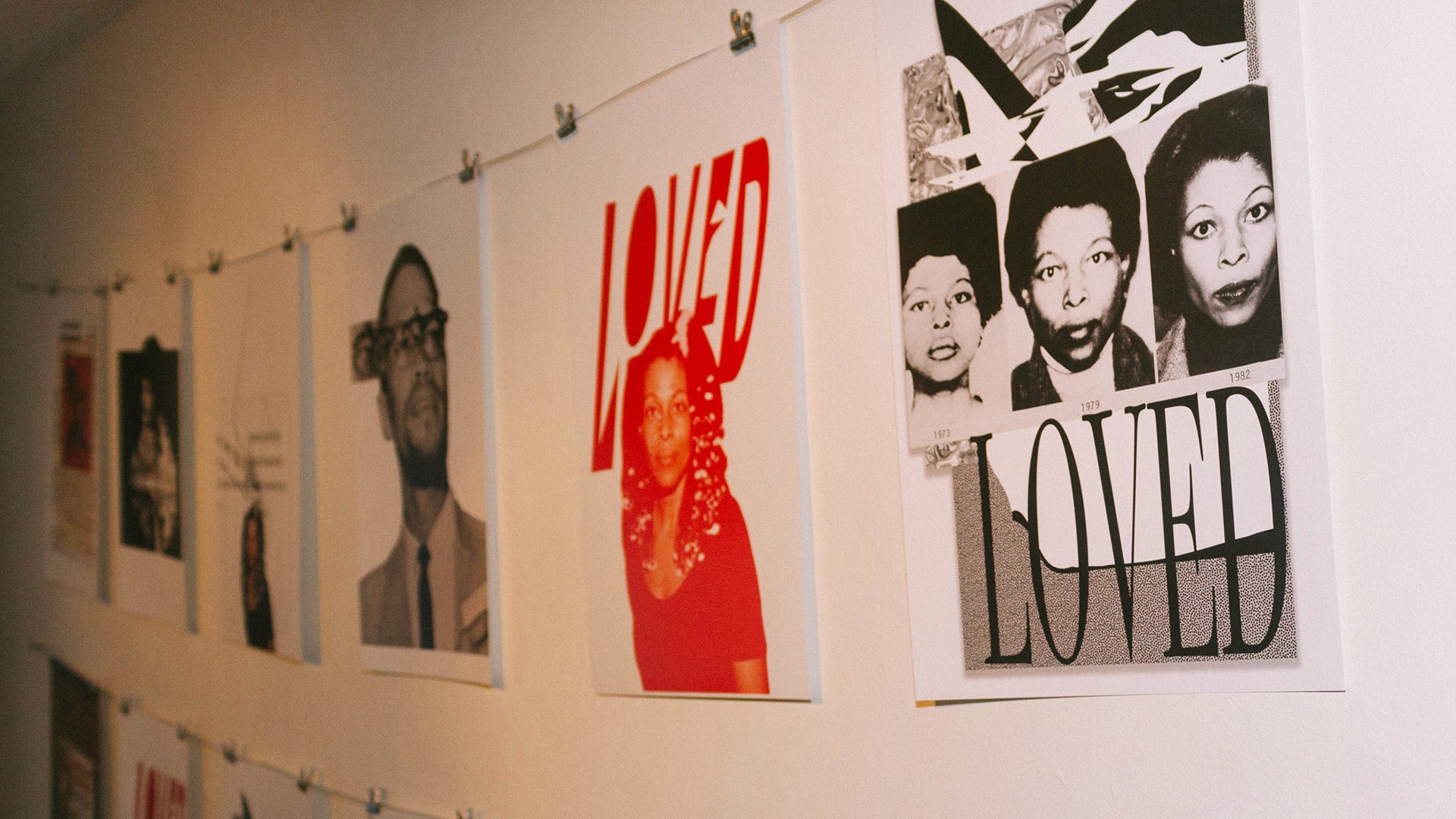 series of poster display